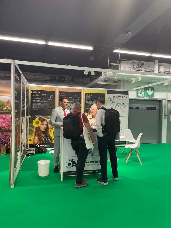 Organica Aromatics in association with Sabinsa Europe puts up a great show at the SIMPPAR 2023 Expo, Paris